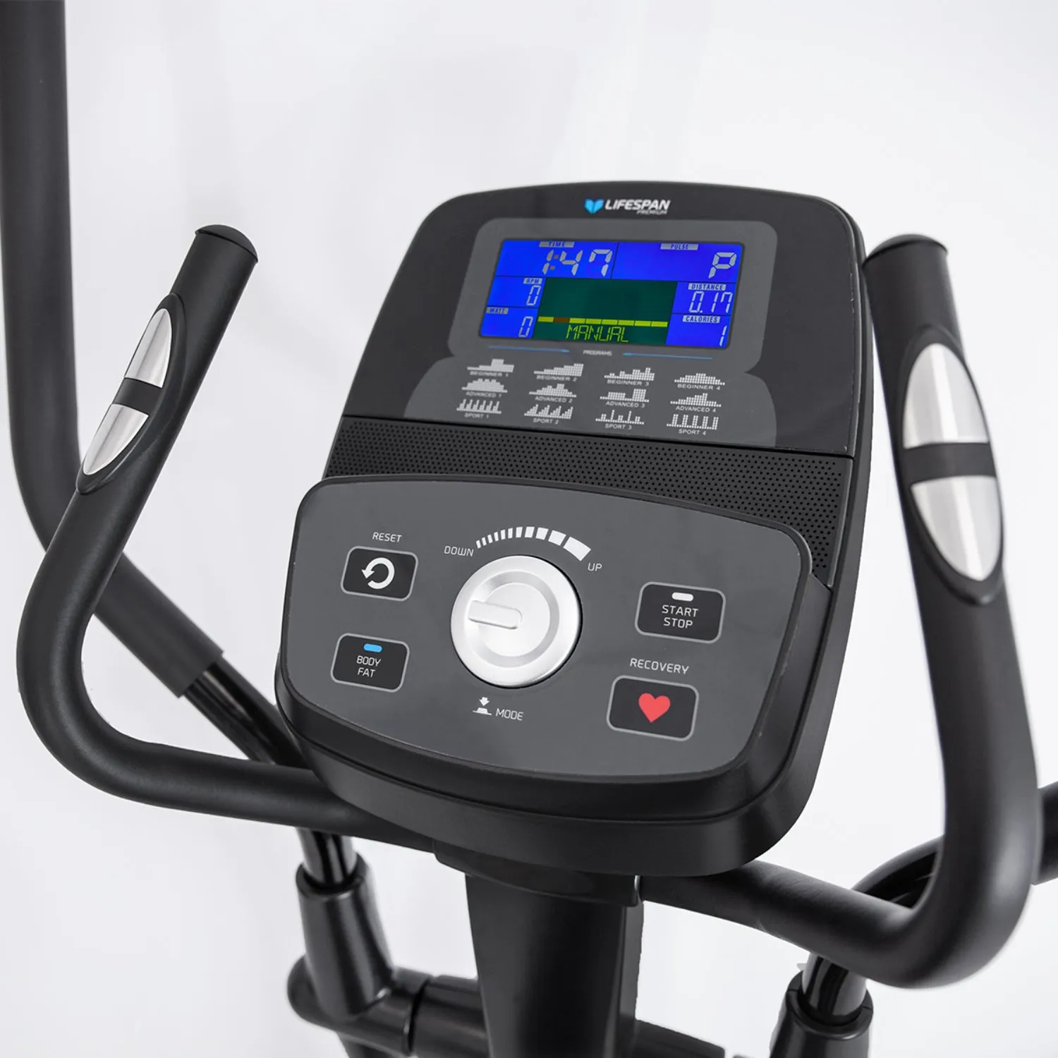 16 Resistance Levels Cross Trainer with Pulse Sensors