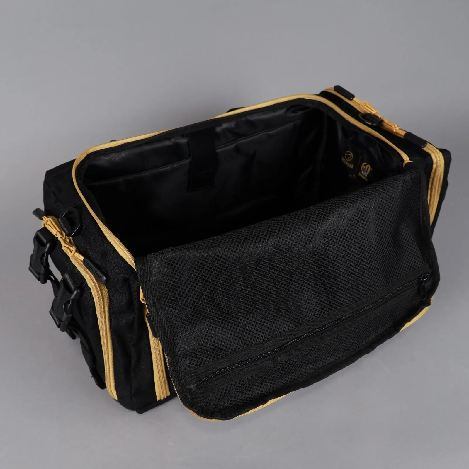 2024 Olympia 30L Perfect Duffle Bag Black Hexagon