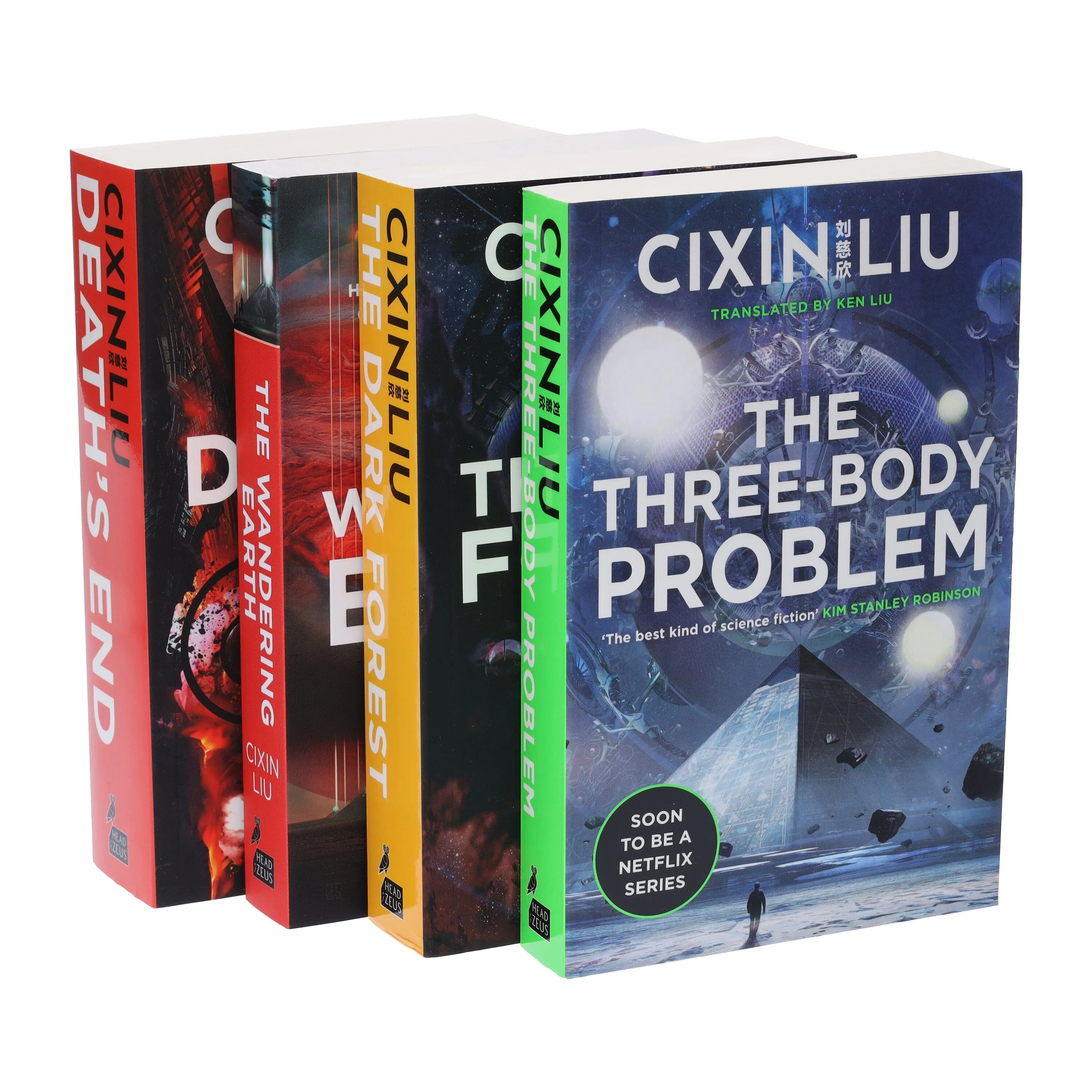 3 Body Problem by Cixin Liu: Remembrance of Earth's Past Trilogy & Short Stories 4 Books Collection Set - Fiction - Paperback