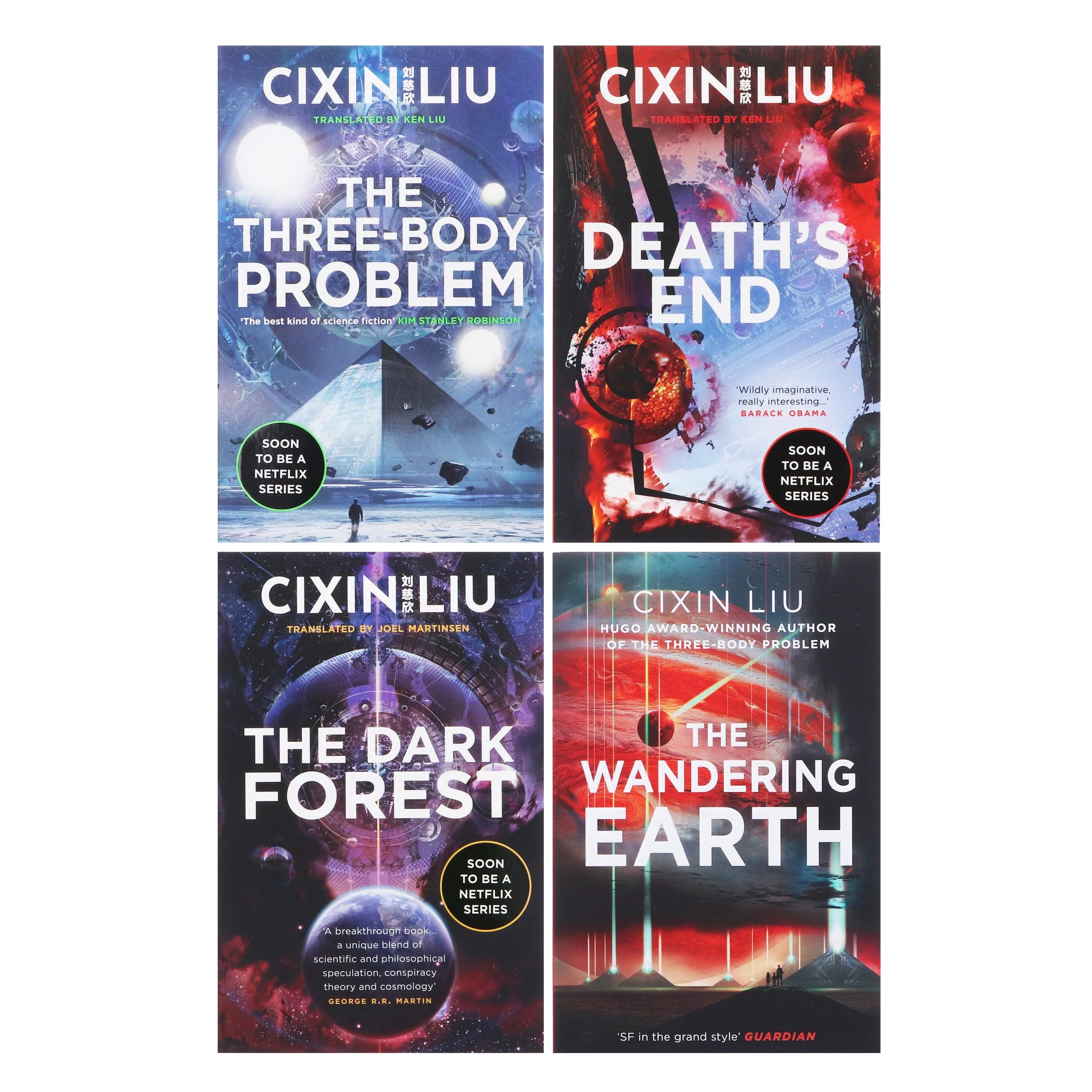 3 Body Problem by Cixin Liu: Remembrance of Earth's Past Trilogy & Short Stories 4 Books Collection Set - Fiction - Paperback