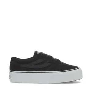 3041 Revolley Colorblock Platform Sneakers - Black Bristol Black Off White