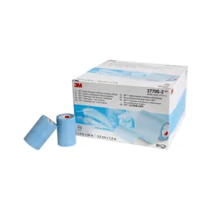 3M™ Micropore™ S Silicone Medical Tape, 2 Inch x 1-1/2 Yard, Blue, 1 Box of 50