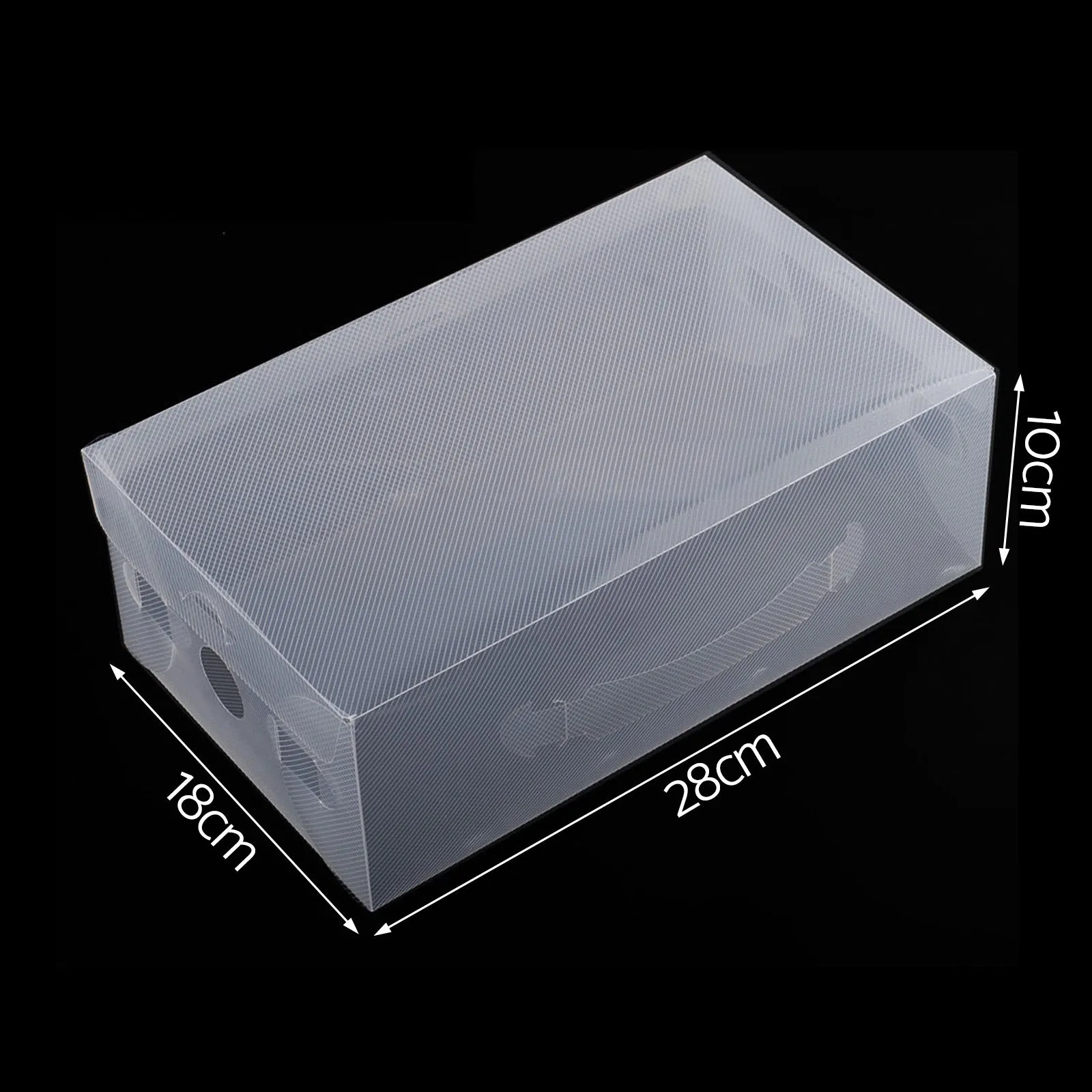 40pcs Clear Foldable Shoe Storage Boxes with Handles - Artiss