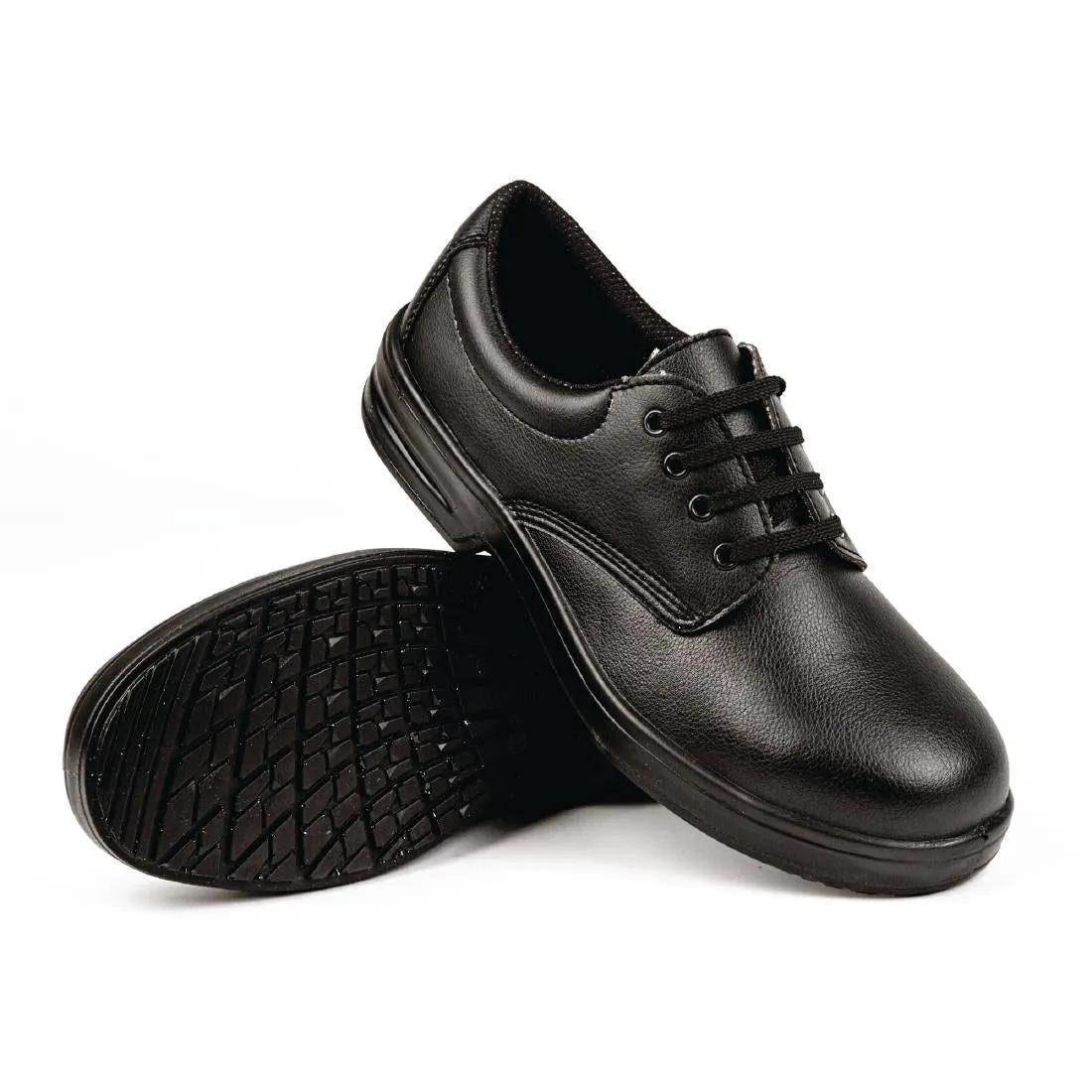 A844-36 Lites Safety Lace Up Black