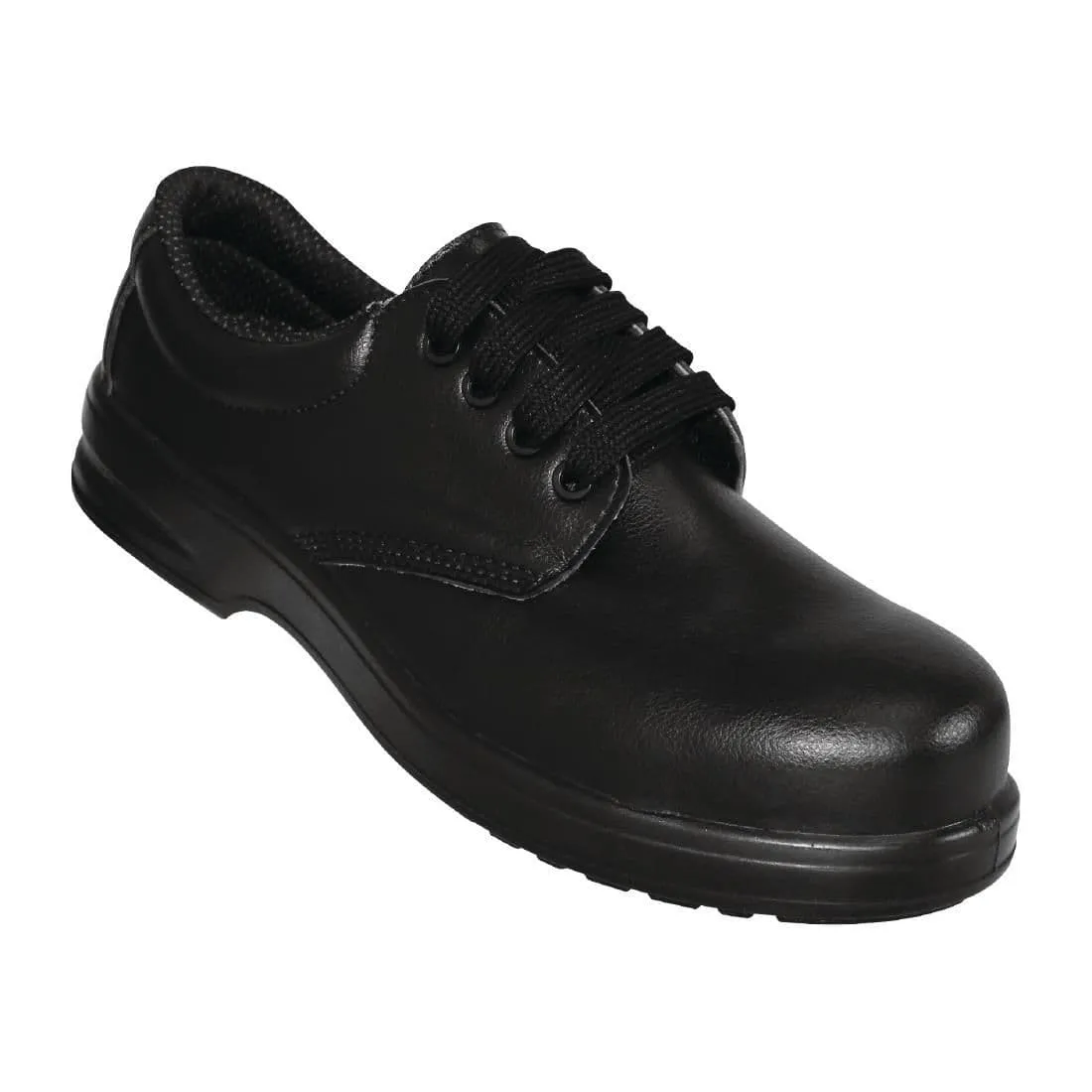 A844-36 Lites Safety Lace Up Black