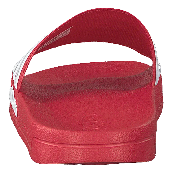 Adilette Cloudfoam Slides Scarlet / Footwear White / Scarlet