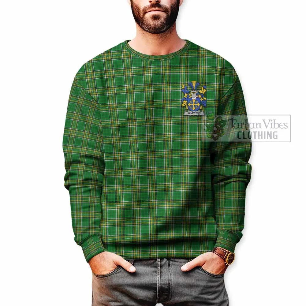 Alveston Irish Clan Tartan Sweatshirt with Coat of Arms