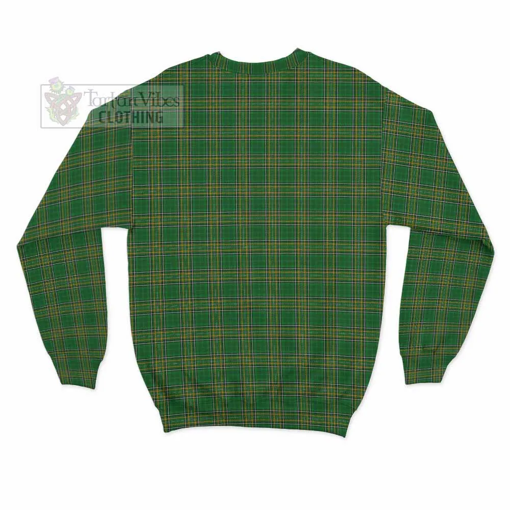 Alveston Irish Clan Tartan Sweatshirt with Coat of Arms