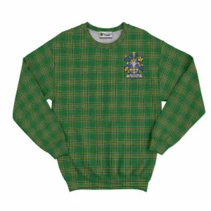 Alveston Irish Clan Tartan Sweatshirt with Coat of Arms