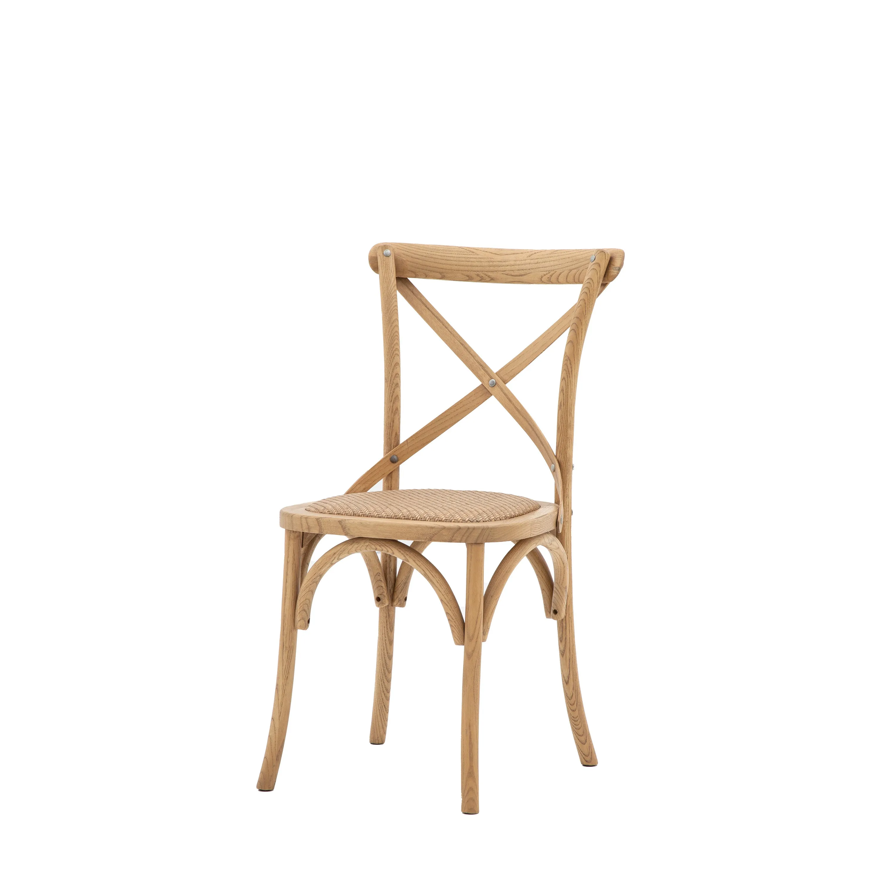 Amos Cafe Chair Natural/Rattan (2pk)