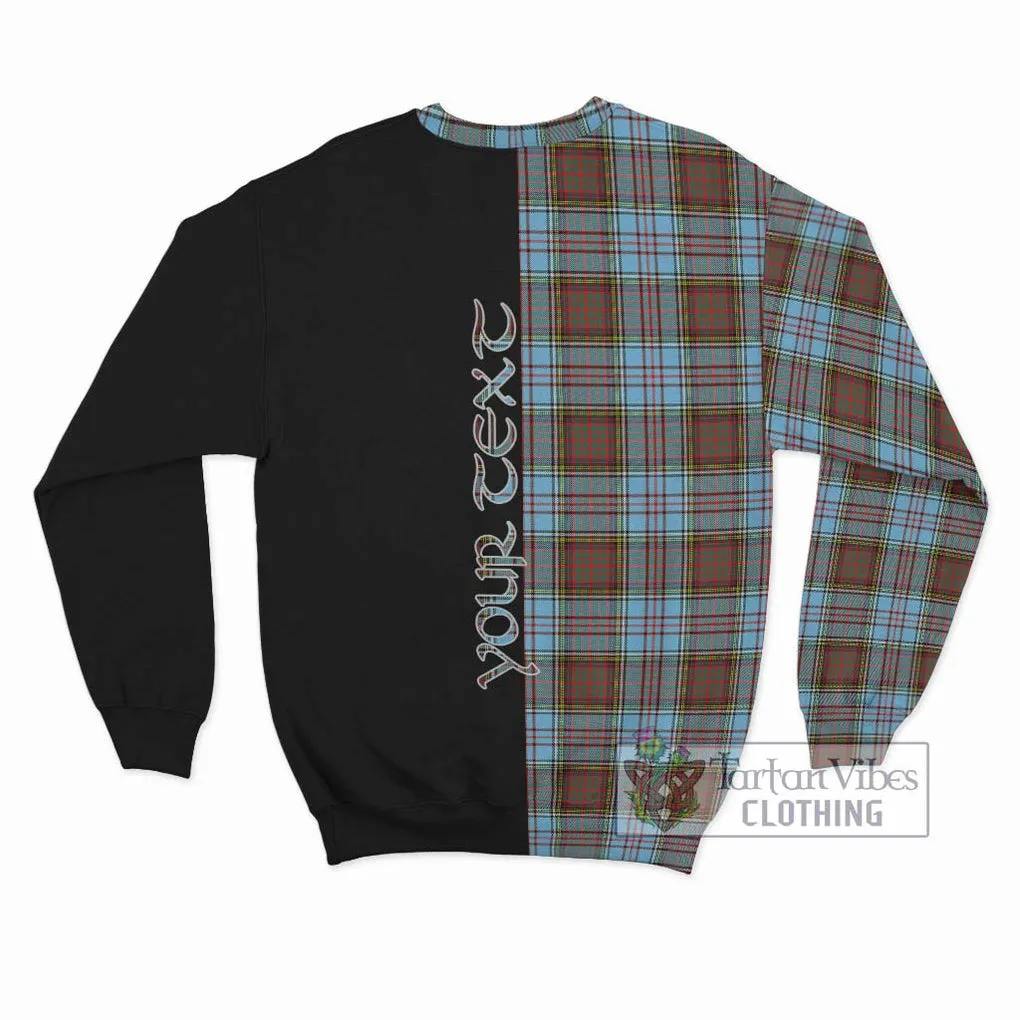 Anderson Ancient Tartan Sweatshirt with Family Crest and Half Of Me Style