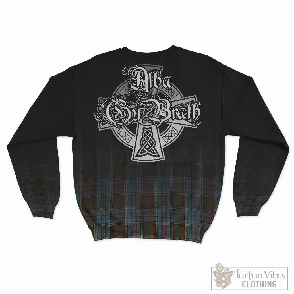 Anderson Tartan Sweatshirt Featuring Alba Gu Brath Family Crest Celtic Inspired