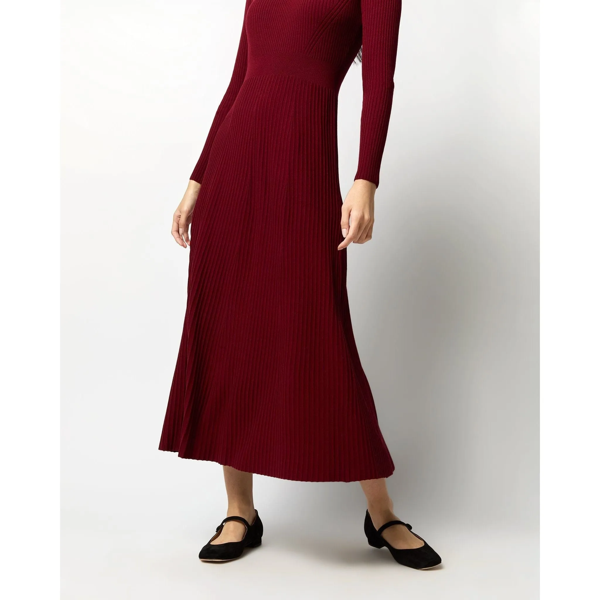 Ann Mashburn Addie Dress Red Techno Yarn