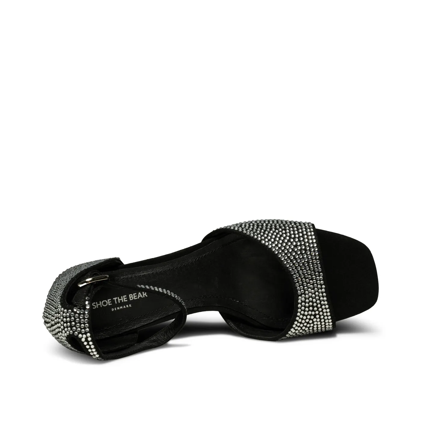 Anni crystal sandal - BLACK