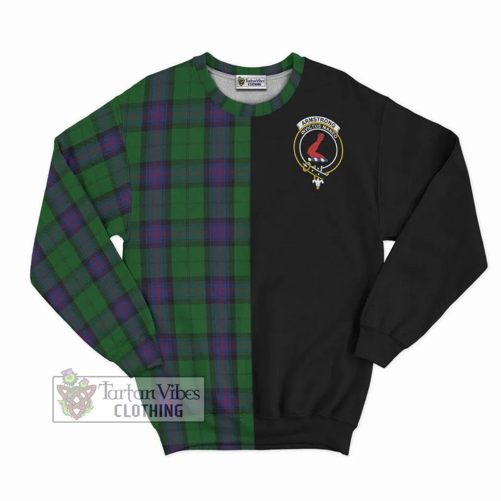 Armstrong Tartan Sweatshirt with Family Crest and Half Of Me Style