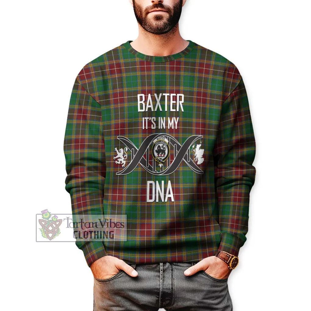 Baxter Tartan Sweatshirt with Family Crest DNA In Me Style