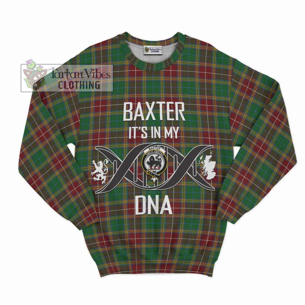 Baxter Tartan Sweatshirt with Family Crest DNA In Me Style