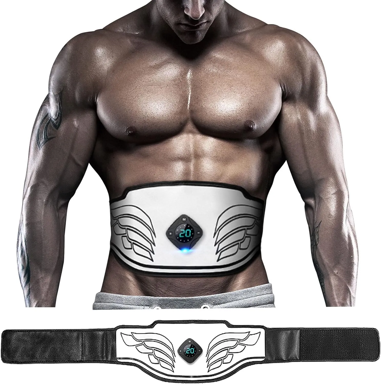 Belly Fat Reduction Massage Belt - EMS Abdominal Vibration Belt