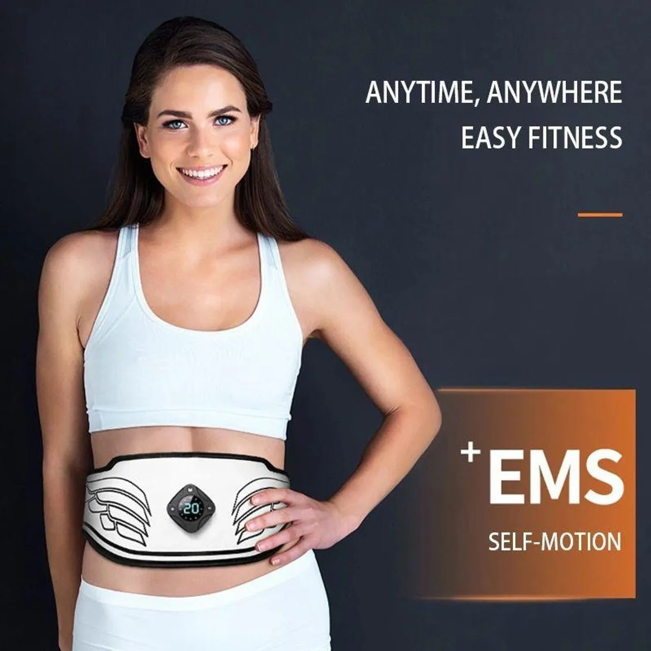 Belly Fat Reduction Massage Belt - EMS Abdominal Vibration Belt