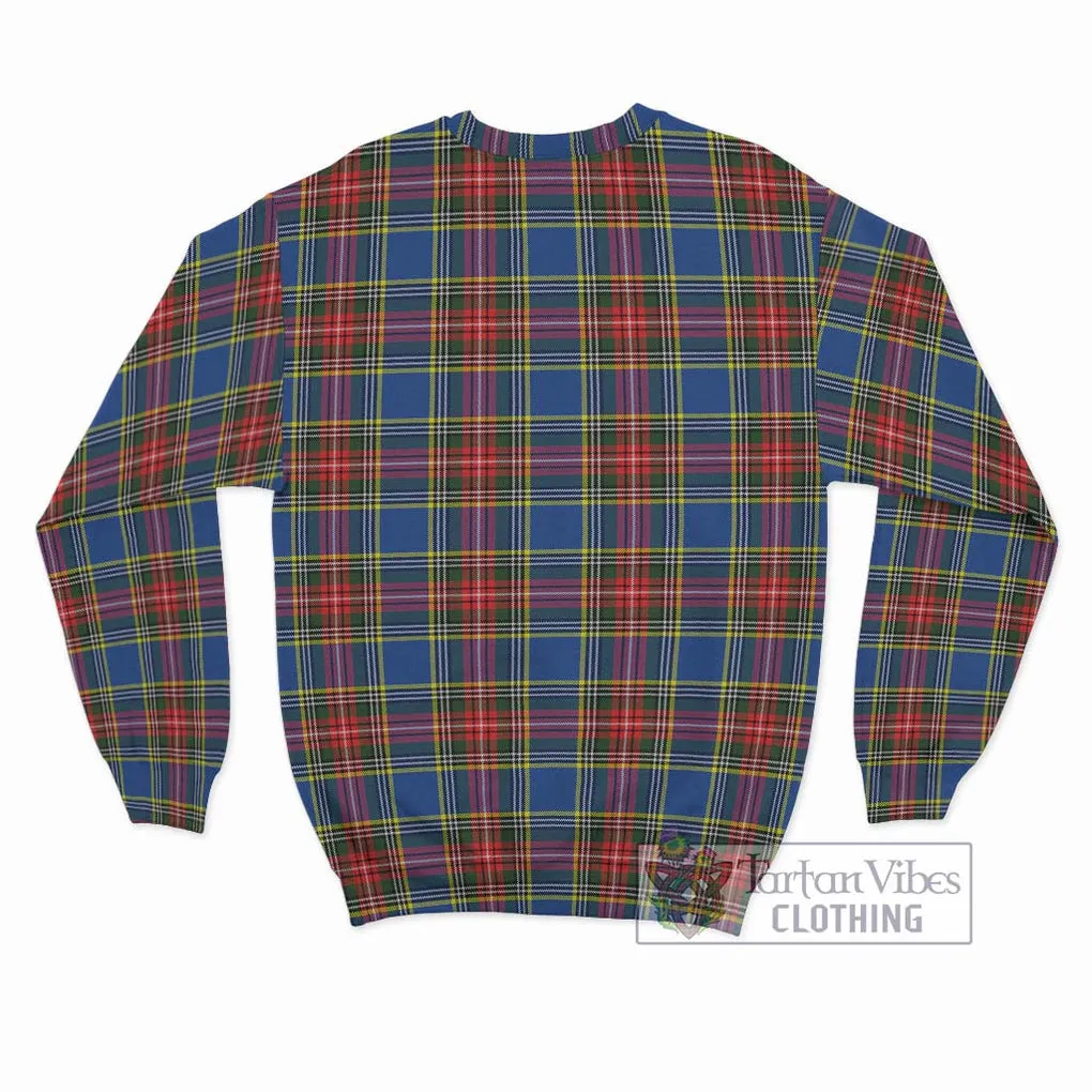 Bethune Tartan Sweatshirt with Family Crest DNA In Me Style