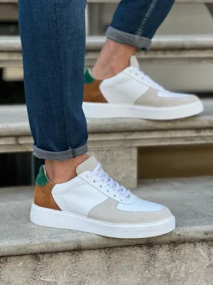 Bojoni Veneta Eva Sole Suede White Detailed Sneakers