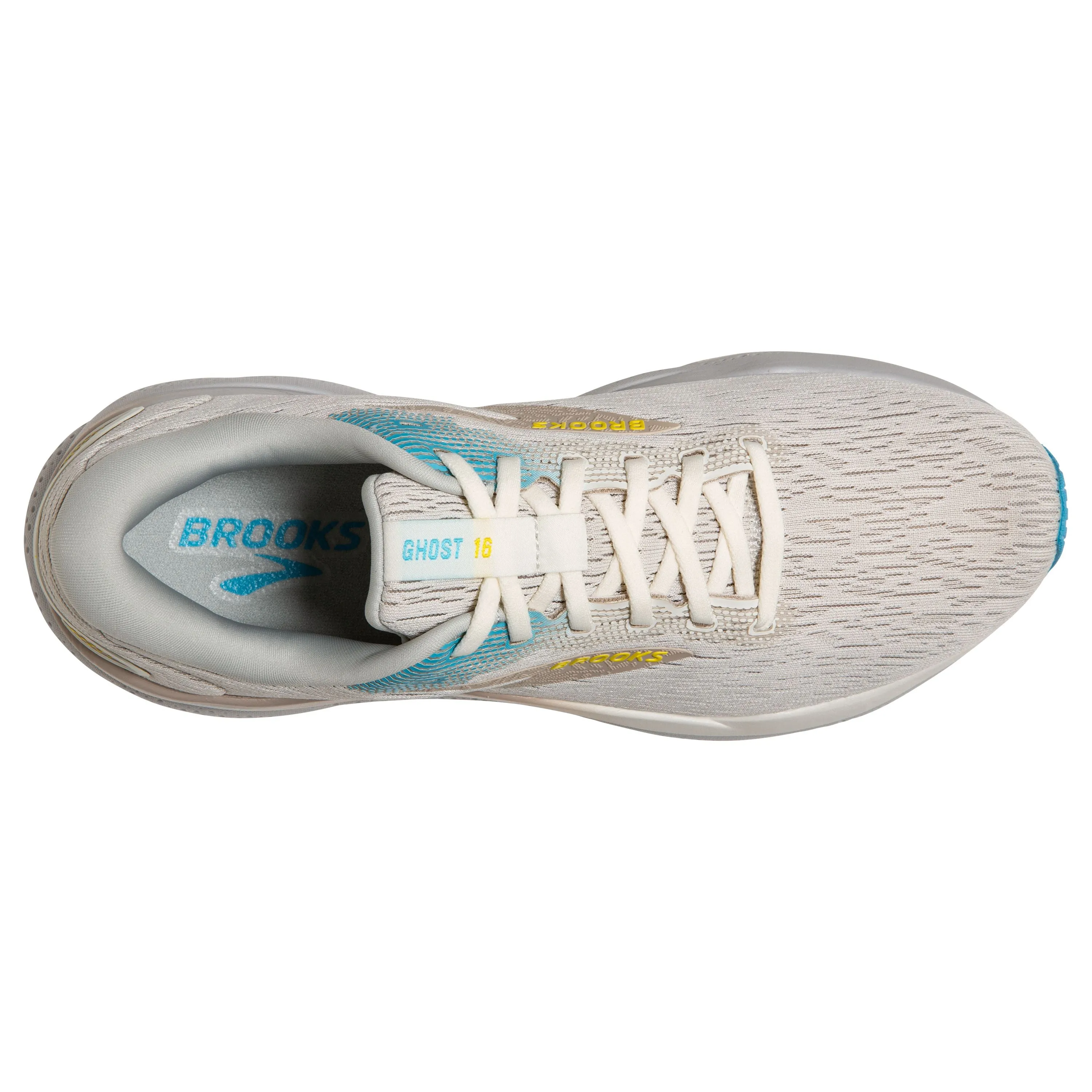 Brooks | Ghost 16 | Men's | Coconut/Blue/Yellow