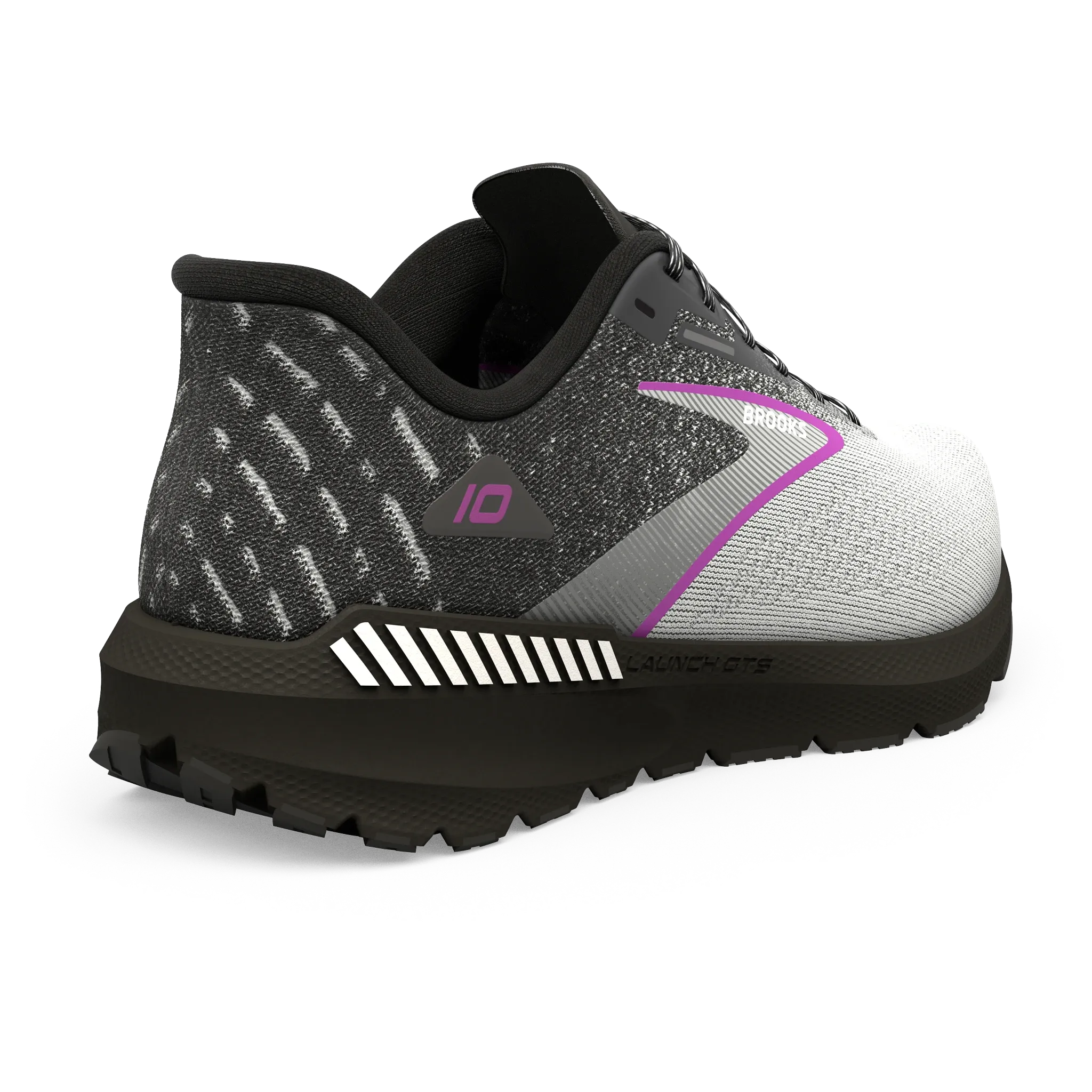 Brooks | Launch GTS 10 | Women's | Black/White/Violet