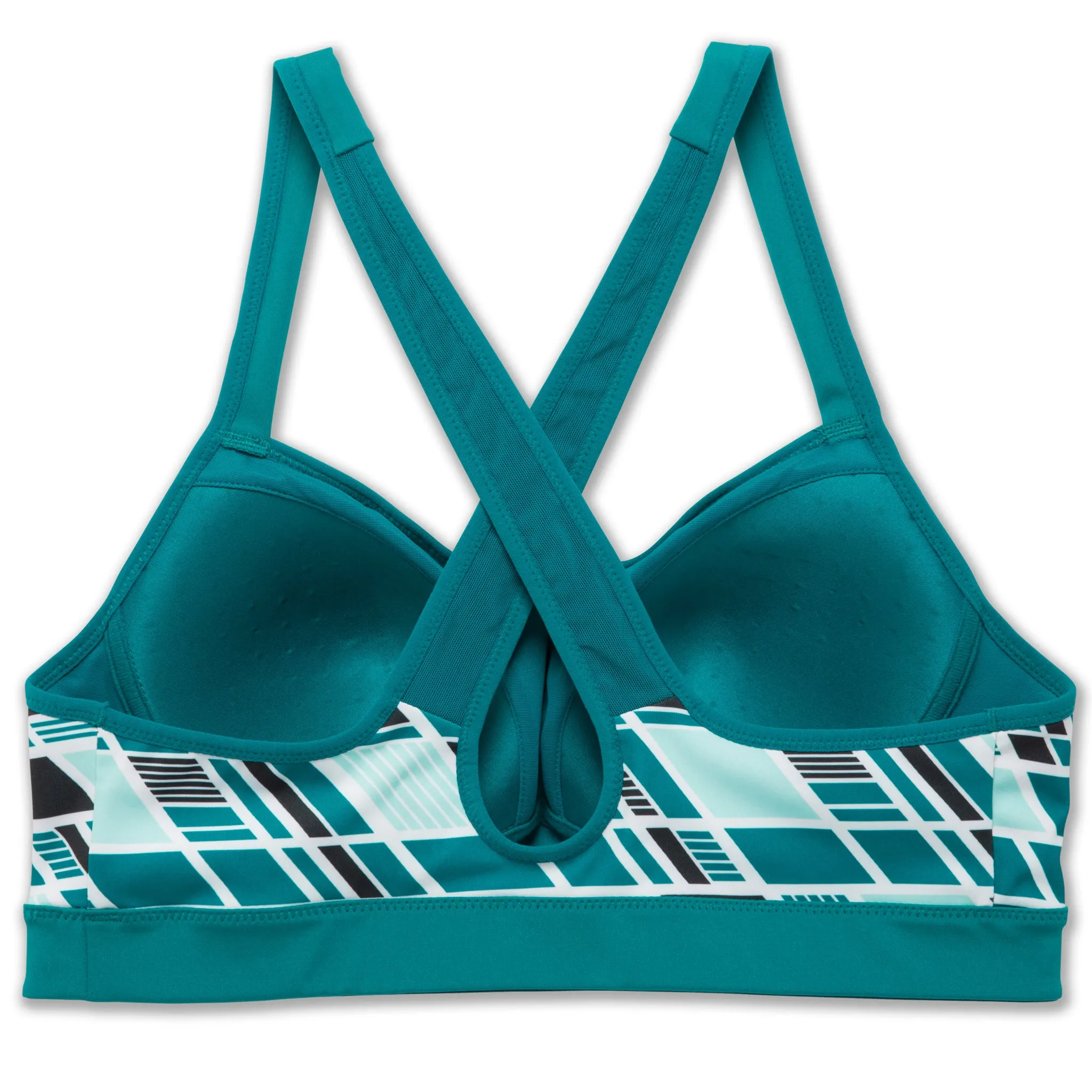 Brooks Uprise Cross Back Bra Ocean Wave Ocean