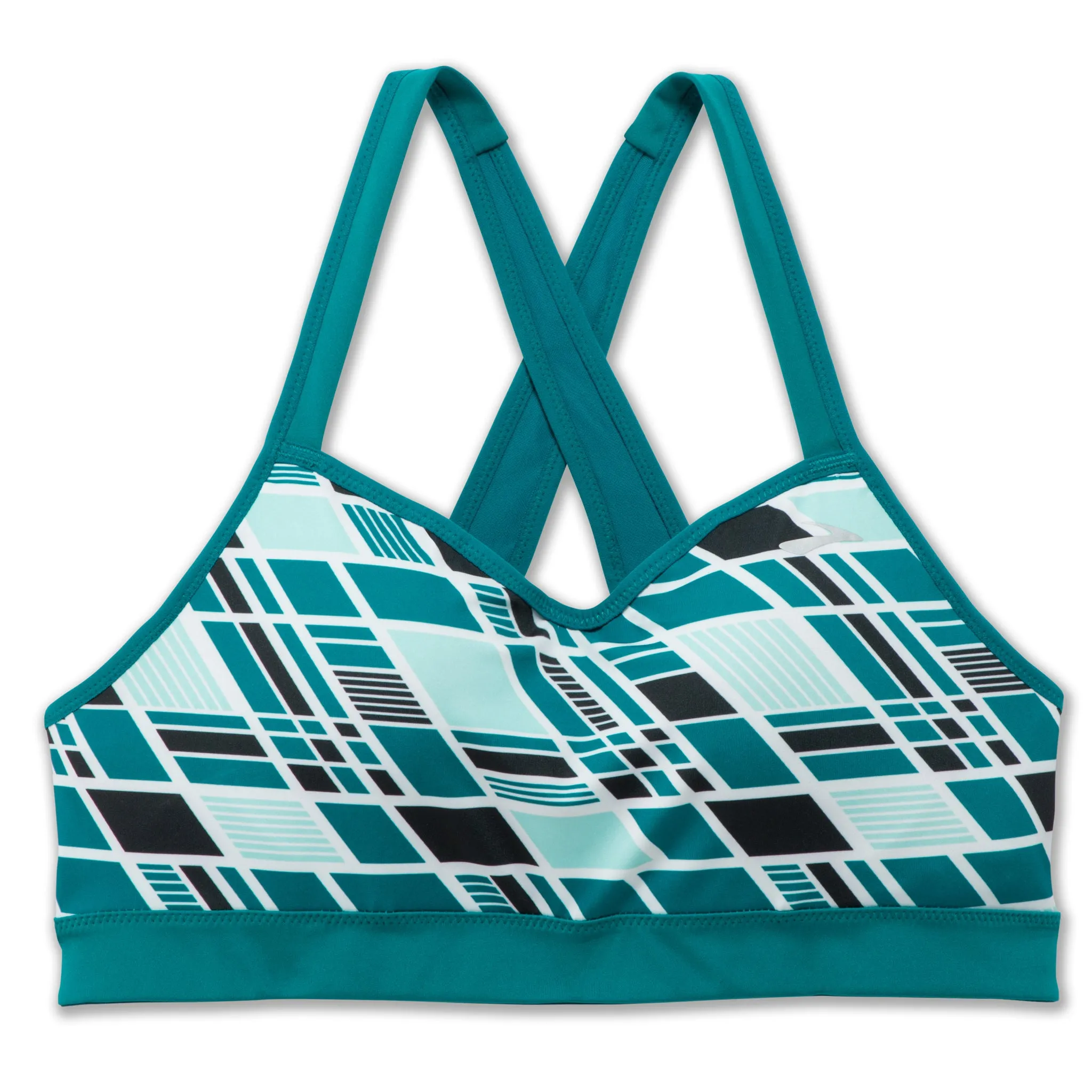 Brooks Uprise Cross Back Bra Ocean Wave Ocean