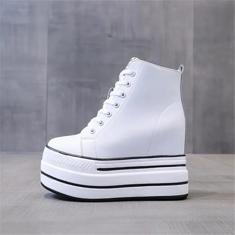 Casual Sneakers with Platform Elevation