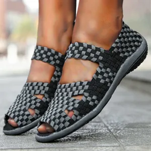 Cilool Elastic Belt Casual Women Shoes