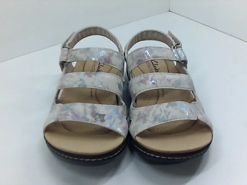 Clarks Womens Laurieann Style Flat Toe Casual Flat Sandals 6.5 Pair of Shoes