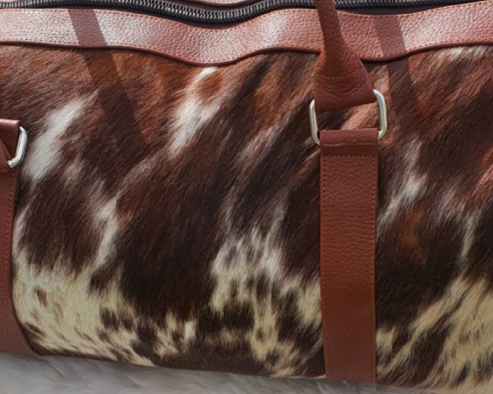 Cowhide duffle Bag For Men Women