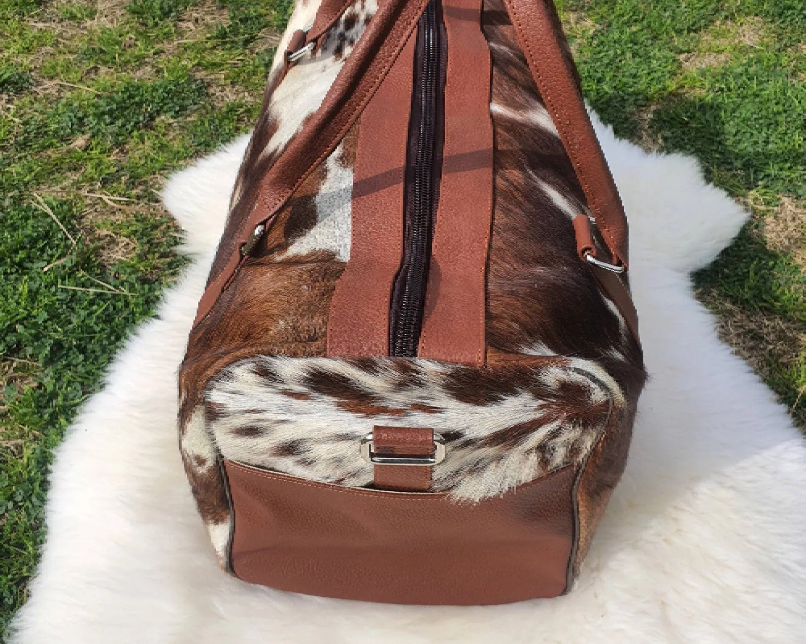 Cowhide duffle Bag For Men Women