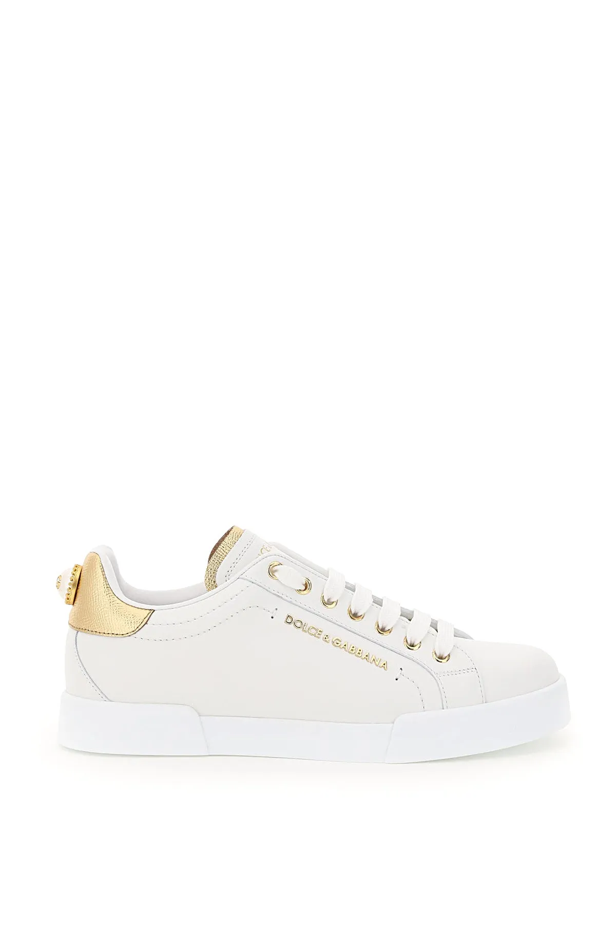 Dolce & gabbana portofino sneakers with pearl