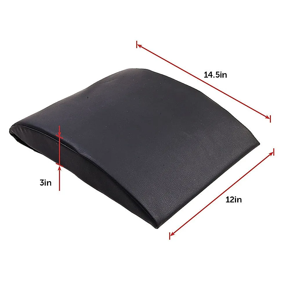 Ergonomic Abdominal Pad Sit Up Mat with Non-Slip Backing