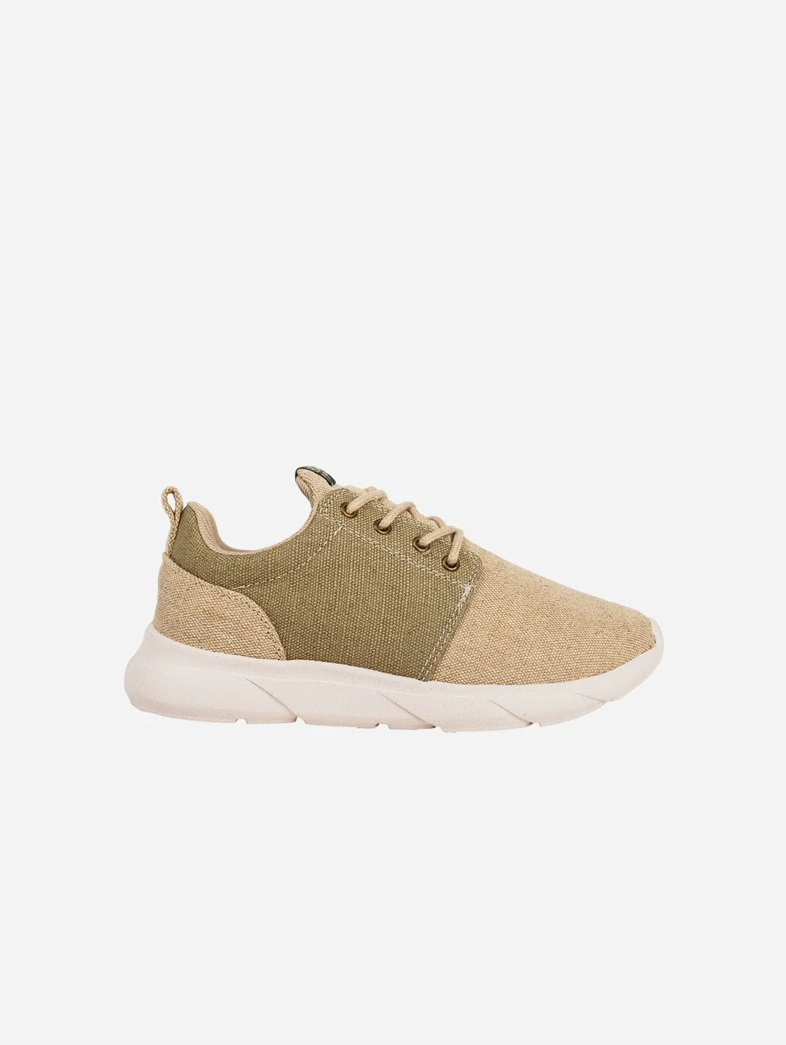 Explorer V2 Men's Vegan Hemp Sneakers | Beige & Green