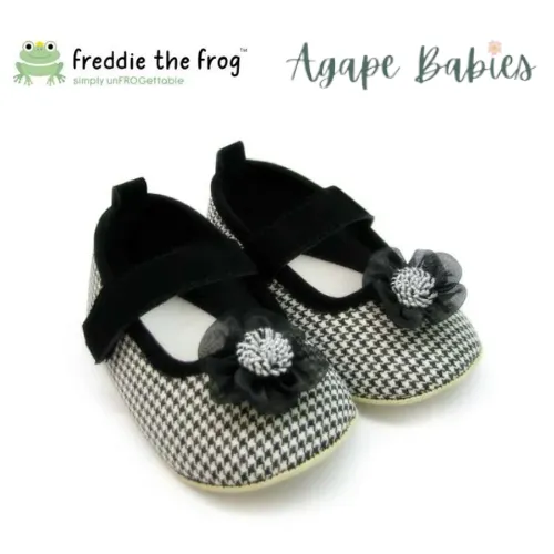 Freddie The Frog Pre Walker Shoes - Carol Houndstooth