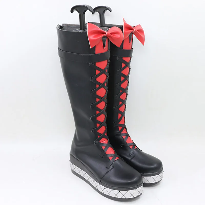 Genshin Impact Goth Girl Daily Meropide "M" Shoes Cosplay Boots