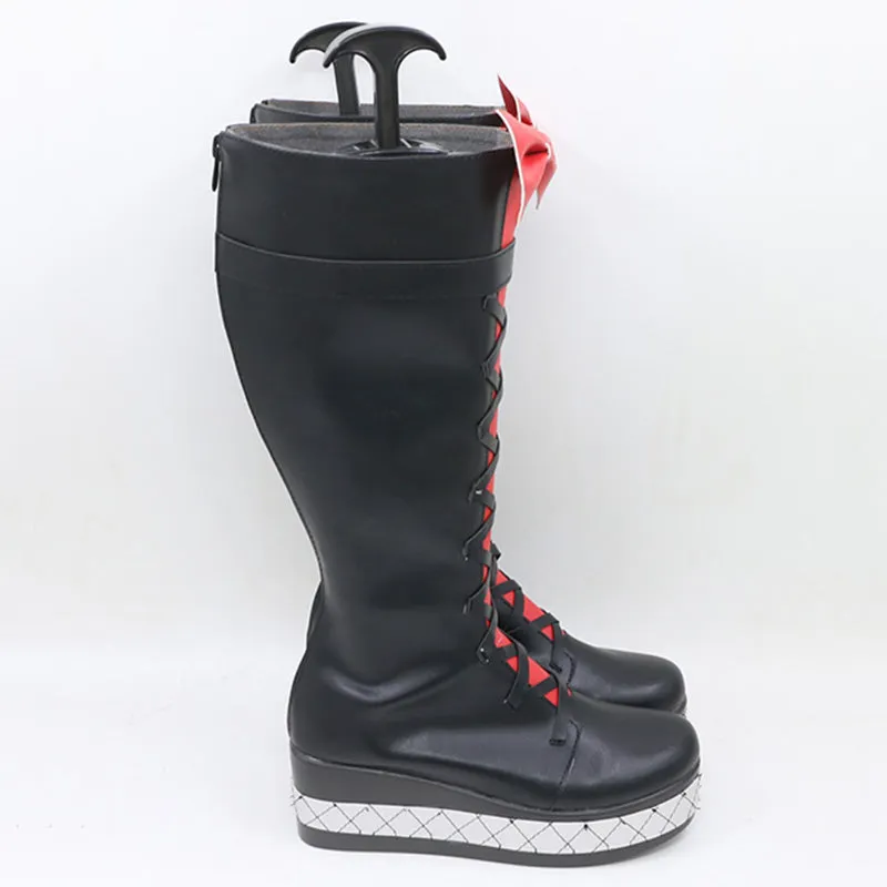 Genshin Impact Goth Girl Daily Meropide "M" Shoes Cosplay Boots