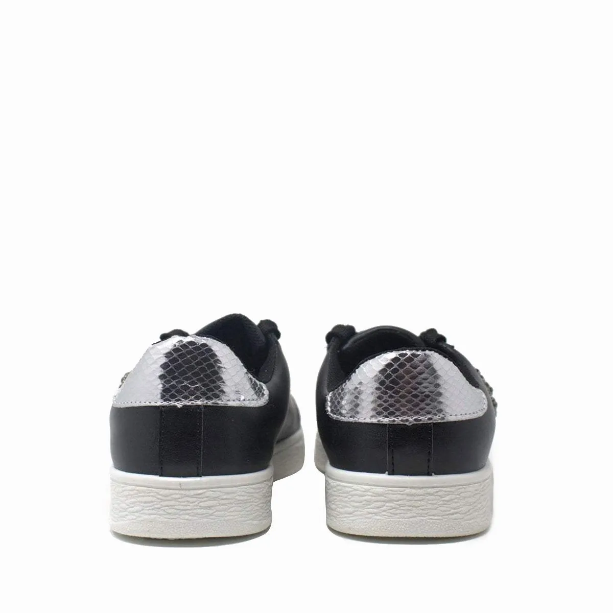 Giovanna Sequin Embellished Three Stripe Trainer