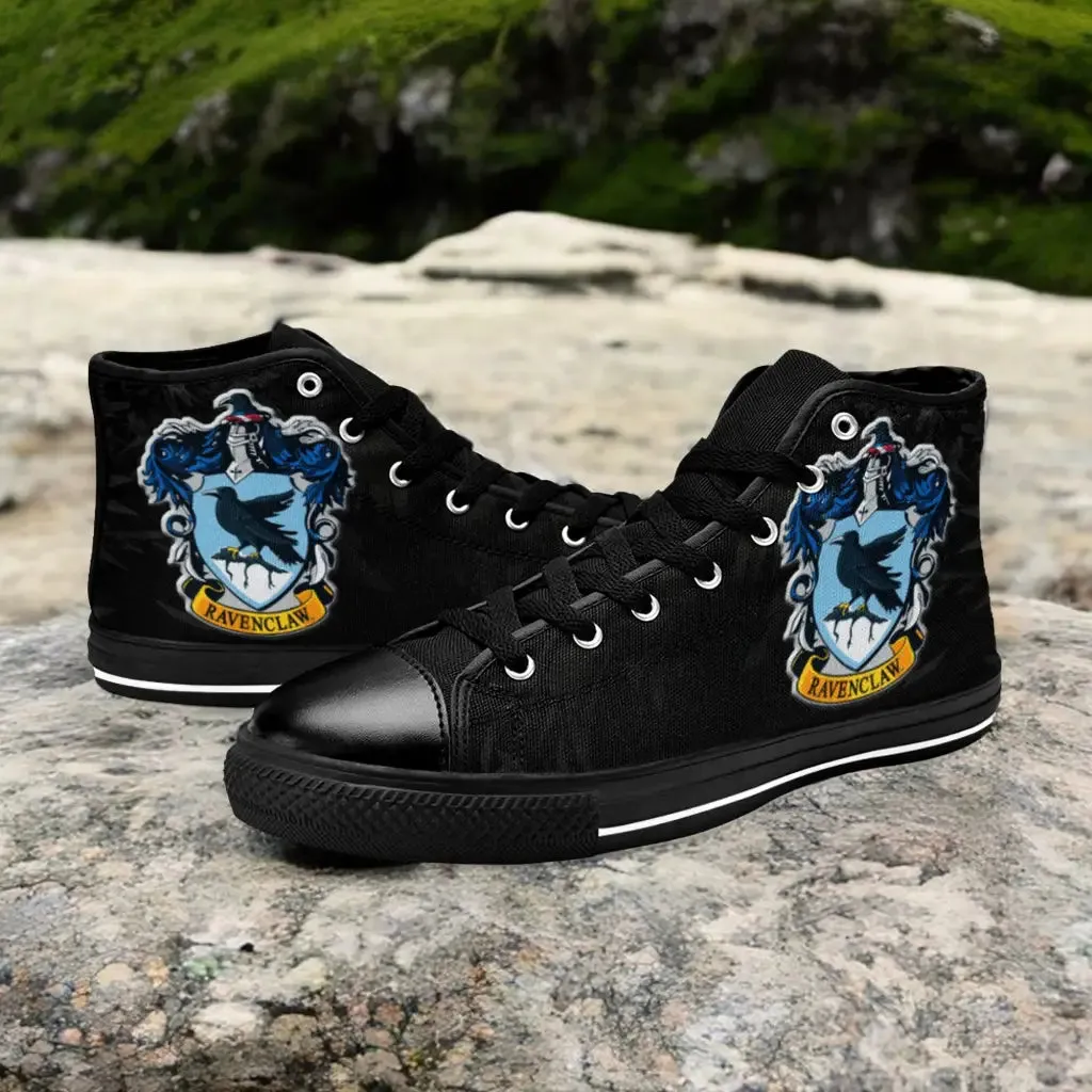 Harry Potter Hogwarts Ravenclaw Shoes High Top Sneakers for Kids and Adults