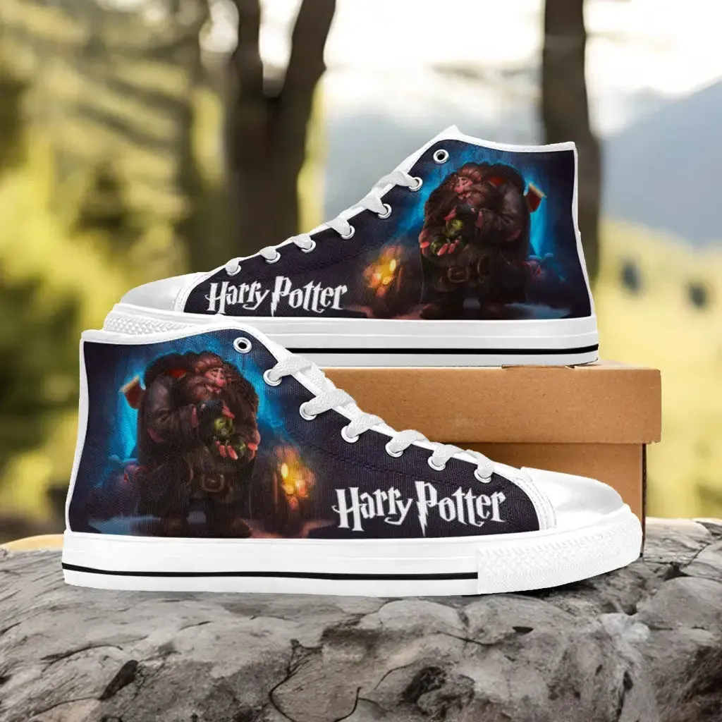 Harry Potter Rubeus Hagrid Shoes High Top Sneakers for Kids and Adults