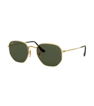 Hexagonal Flat Lenses RB3548N/001 Gold/Green