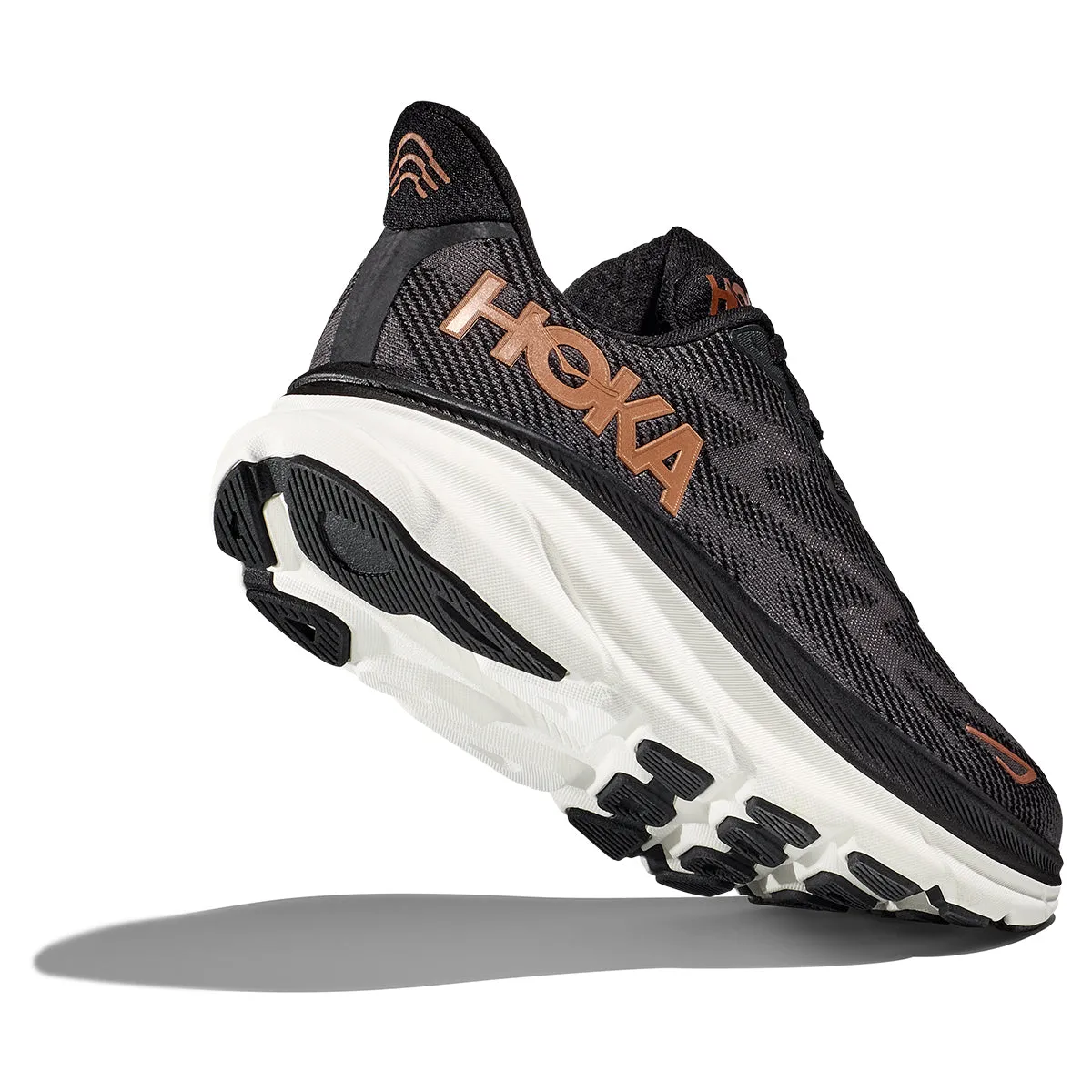 Hoka Clifton 9 Womens | Black / Copper