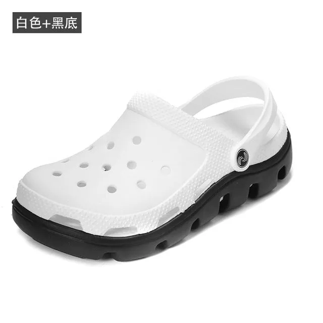 Hot Summer Mens Mules Clogs Eva Material Lightly Beach Garden Shoes Man Slippers Clog Shoe Slipper Men Fashion Color 18 Colors