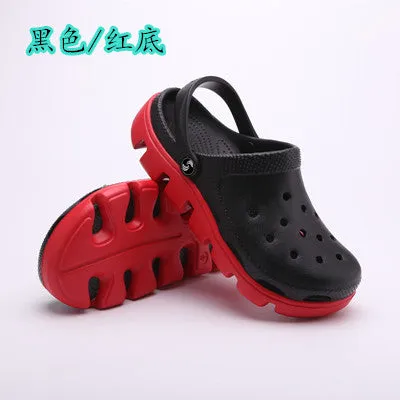 Hot Summer Mens Mules Clogs Eva Material Lightly Beach Garden Shoes Man Slippers Clog Shoe Slipper Men Fashion Color 18 Colors