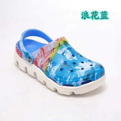 Hot Summer Mens Mules Clogs Eva Material Lightly Beach Garden Shoes Man Slippers Clog Shoe Slipper Men Fashion Color 18 Colors