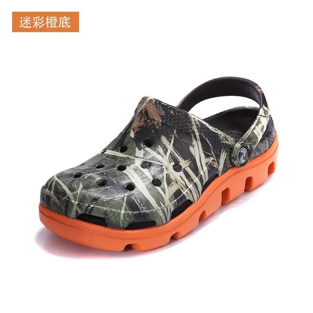 Hot Summer Mens Mules Clogs Eva Material Lightly Beach Garden Shoes Man Slippers Clog Shoe Slipper Men Fashion Color 18 Colors