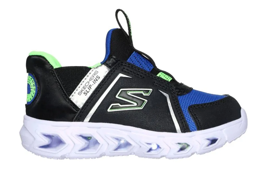 Hypno-Flash 2.0 in Black/Blue/Lime by Skechers